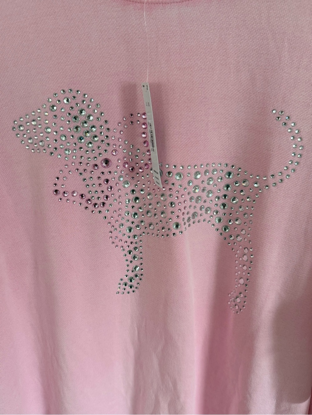 PINK x LoveShackFancy Oversized Crew Neck Dress in Pink Lollipop Wash L - Picture 3 of 6